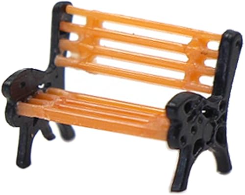 Miniatura 4 de 10pcs Park Banches Modelo Tren 1150 Banco 0.4 in o 0.42inch Silla Settee N Escala Railway Layout Nuevo