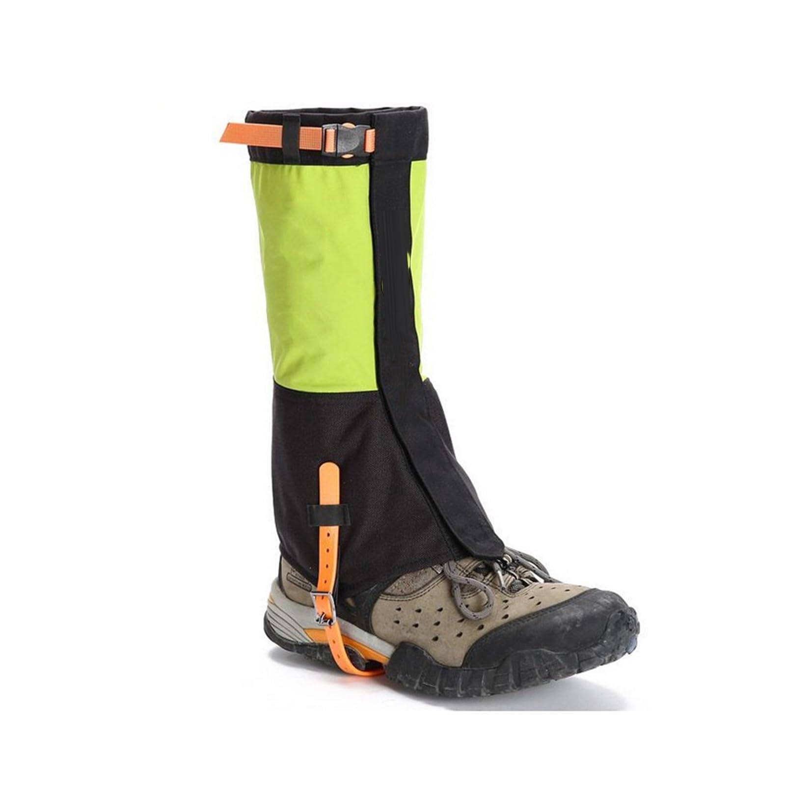 Polainas for piernas, polainas for exteriores, polainas for escalada en senderismo en la nieve, polainas impermeables de tamaño ajustable, adecuadas for hombres y mujeres (1 par)