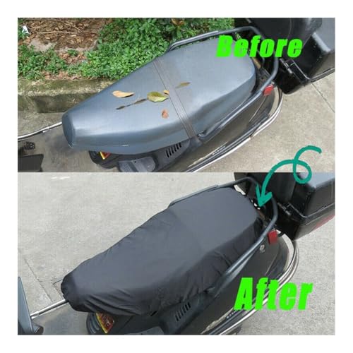Funda de asiento de motocicleta flexible accesorios cojín protector de sillín 4