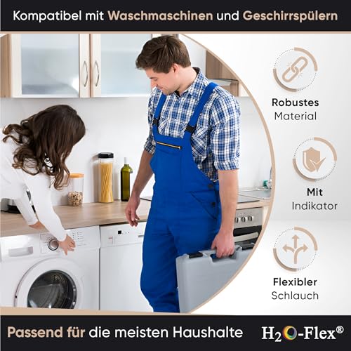 Aquastop Schlauch/Aquastop/Sicherheitszulaufschlauch für Waschmaschine und Geschirrspüler, 2m