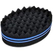Magic Barber Double-Sided Brush for Black Mens Curly Hair - Afro Coil Care Tool with Big Holes for Dreads, Locking, Waves, and Curls