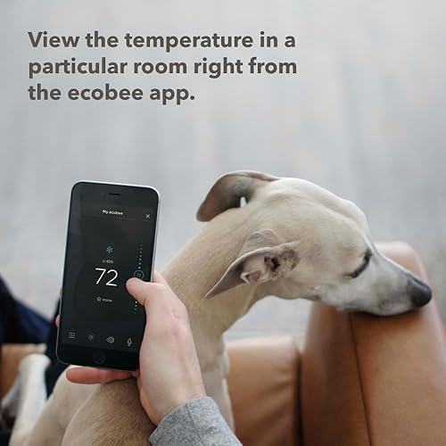 Miniatura 2 de ecobee Paquete de 2 sensores inteligentes, comodidad, seguridad, ahorro de energía, hogar inteligente, compatible con termostatos inteligentes