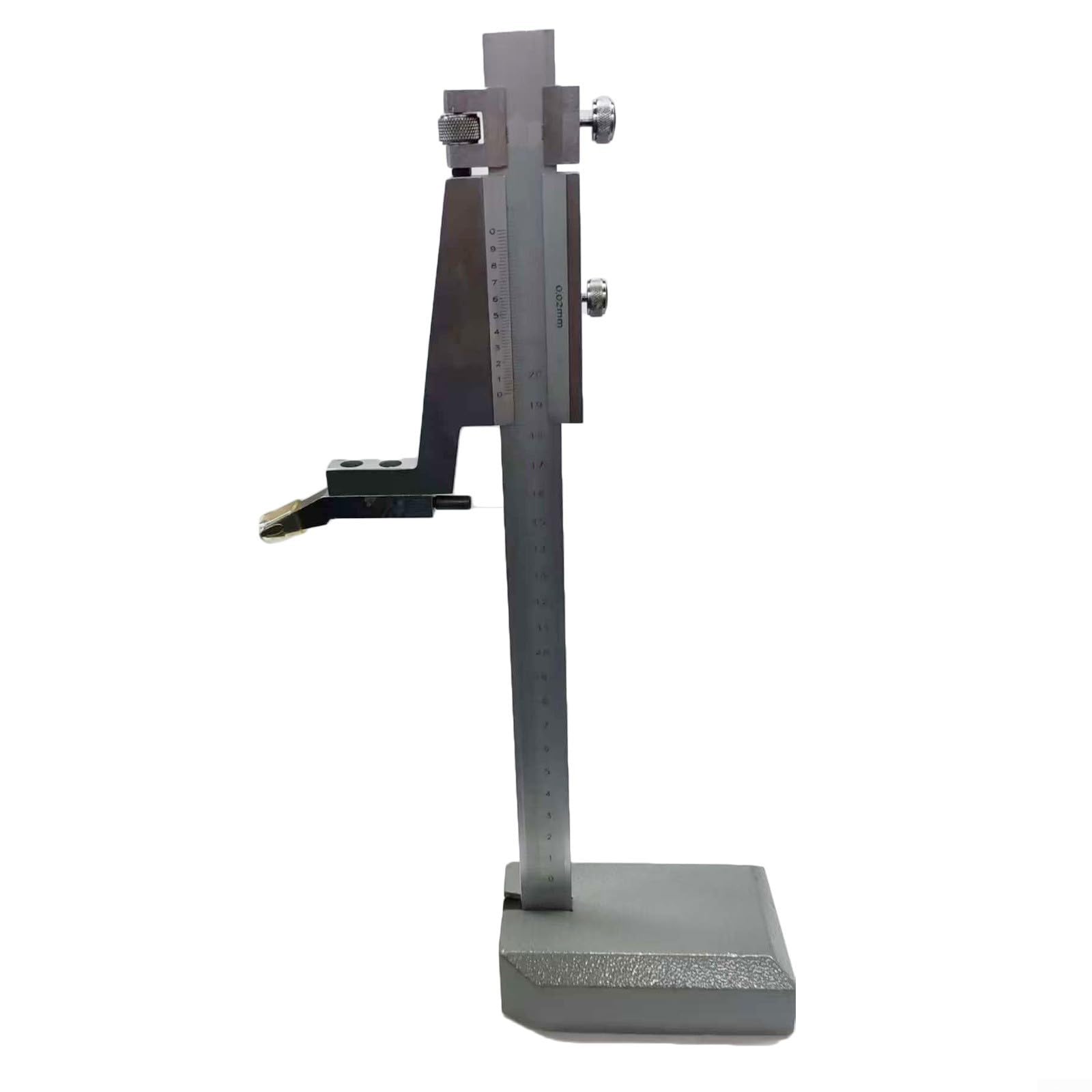 Medidor de altura Vernier de acero 0-200 mm, herramienta de medición de precisión para taller, regla de trazado (0-200 mm)