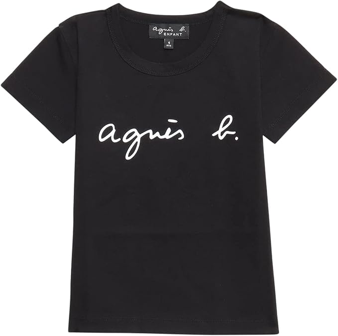 agnis b. S137 TS ロゴ Tシャツ ブラック Amazon | [agnes b.] [アニエスべー] キッズ ロゴ Tシャツ S137