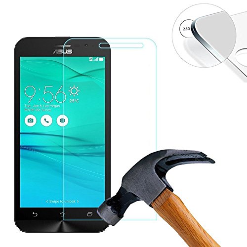 HQ-CLOUD® Film Vitre Verre Trempé de Protection d'écran pour ASUS Zenfone GO ZB552KL - Transparent