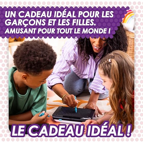 TOMY Tablette lumineuse Megasketcher Lights Alive | Tablette à dessin lumineuse pour enfants comprend 1 stylo 2 EN 1 2 pochoirs | Jouet de dessin pour enfants dès - vue 5