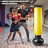 INF-Inflatable-Punching-Bag-for-KidsKids-Punching-Bag-with-Stand-Can-be-Immediately-Rebounded-for-Kickboxing-Karate-Punching-Bag-Gifts-for-712-Year-Old-KidsYellow INF Punching Bag for Kids,Free Standing Inflatable Punching Bag for Immediate Bounce-Back for Practicing Taekwondo, Boxing and to Relieve Pent Up Energy in Kids and Adults (Yellow)