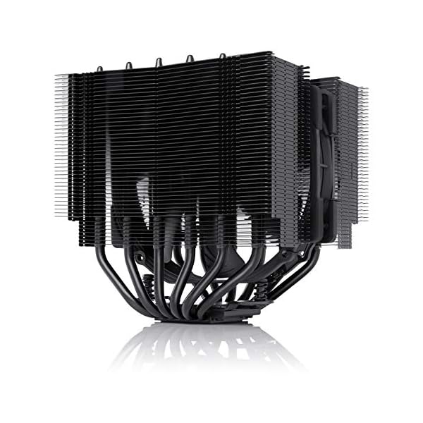Noctua NH-D15S chromax.black, Disipador de CPU de Doble Torre con NF-A15 PWM 140 mm Ventilador (Negro)