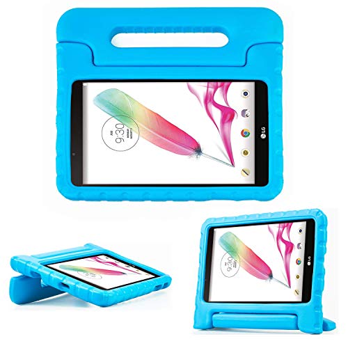 LG G Pad F 8.0/G Pad II 8.0 Kids Case - LTROP Protective Light Weight Shock Proof Convertible Handle Stand Case Cover for LG G Pad F 8.0/G Pad II 8.0 Tablet - Blue