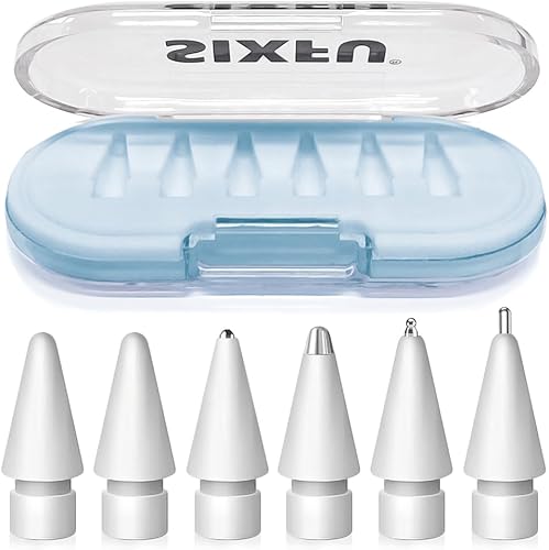 Puntas de punta para puntas de lápiz Apple, juego de puntas profesionales resistentes para Apple Pen reemplazo con estuche azul, accesorios