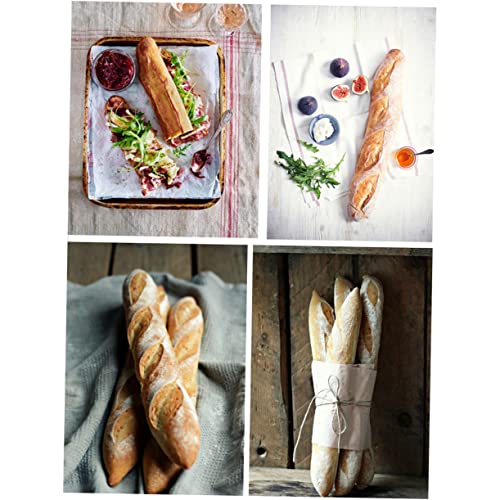 COLLBATH Nonstick Loaf Baking Molds 3-slot Baking Tray Rack French Italian Bread