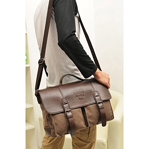MeCooler Borse Vintage Borsa a Spalla Uomo Borse a...