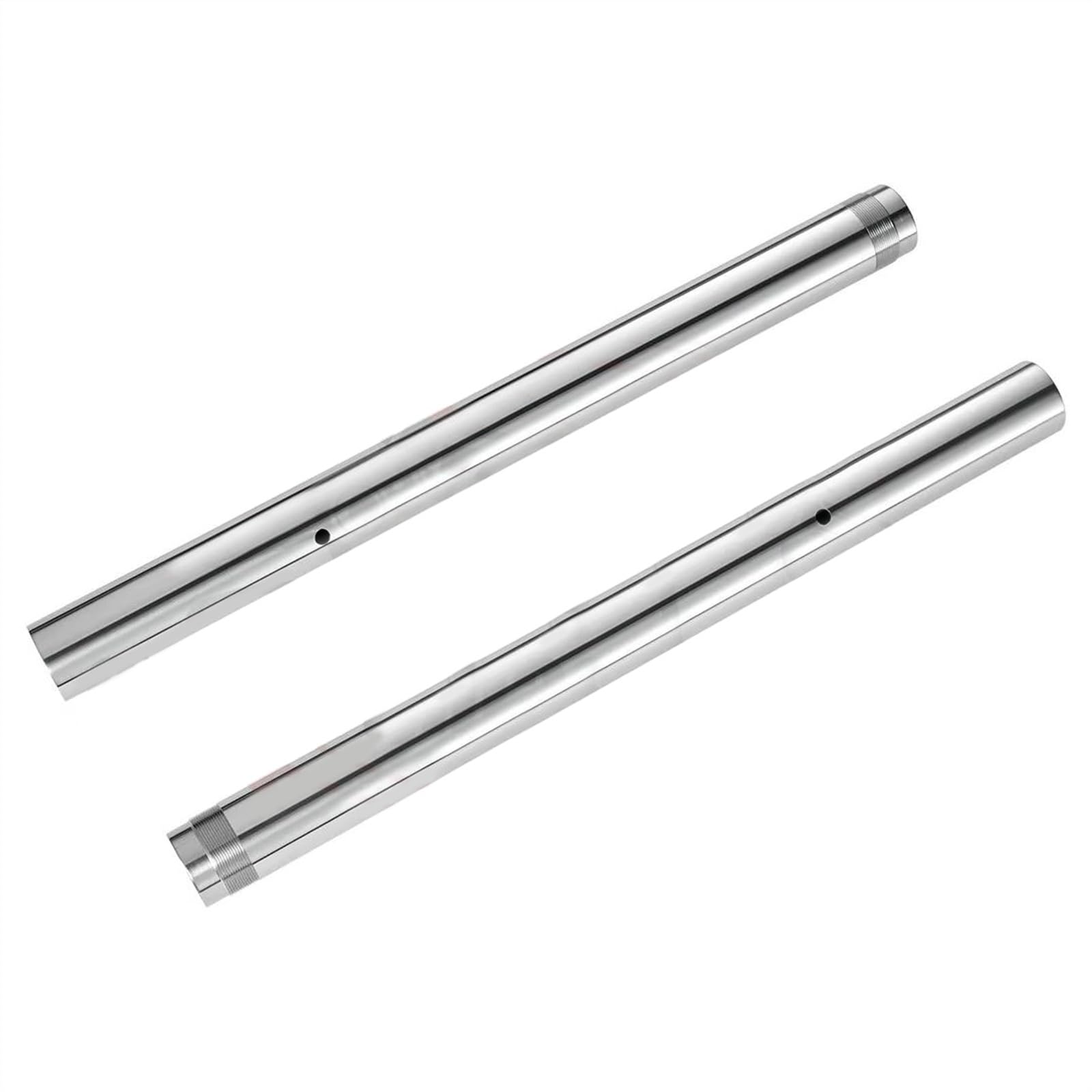 Woodey One Color Front Fork Pipes Inner Tubes Silver Pair For Suzuki Gsxr1000 2003-2004 43X518mm 51110-40F30-000 51120-40F30-000 Gsx R1000 Legs