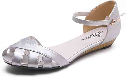 美品　FENDI フラワーモチーフ オープントゥサンダル　アンクルストラップ 希少】FENDIフェンディ フラワーモチーフ クロス スライド