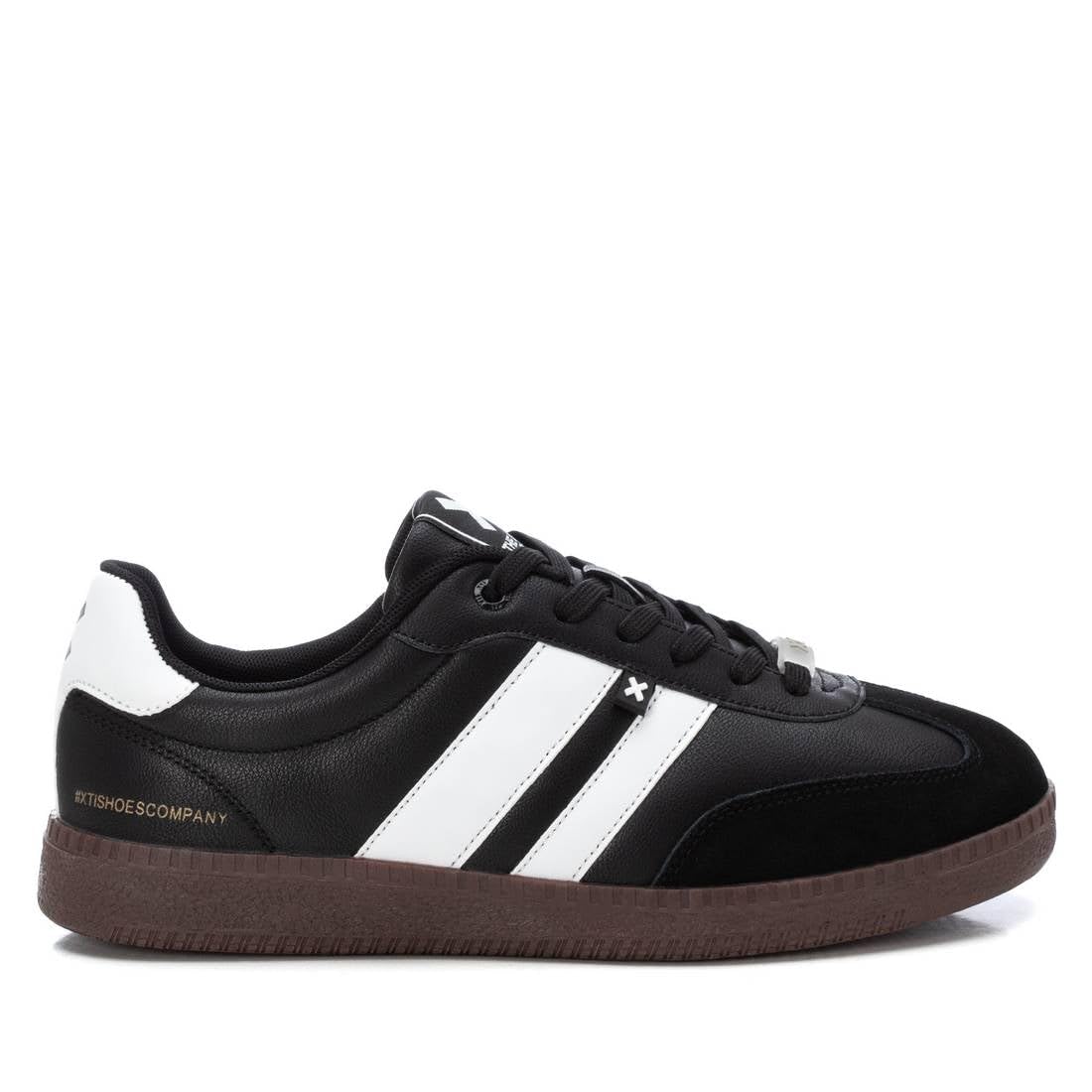 XTI 143486, Men's Trainers, Black/White, 9.5 UK