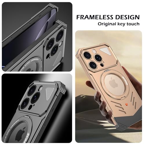 Coque sans cadre iPhone 16 Pro Max ultra légère béquille rotative désert - 7