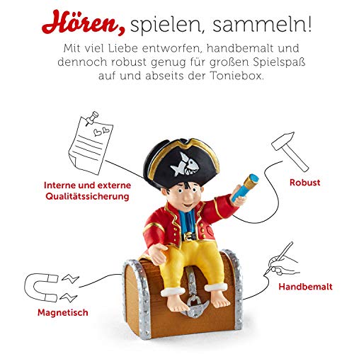 tonies Hörfiguren für Toniebox, Käpt'n Sharky – Käpt'n Sharky und das Geheimnis der Schatzinsel, Hörspiel für Kinder ab 3 Jahren, Spielzeit ca. 41 Minuten – Bild 4