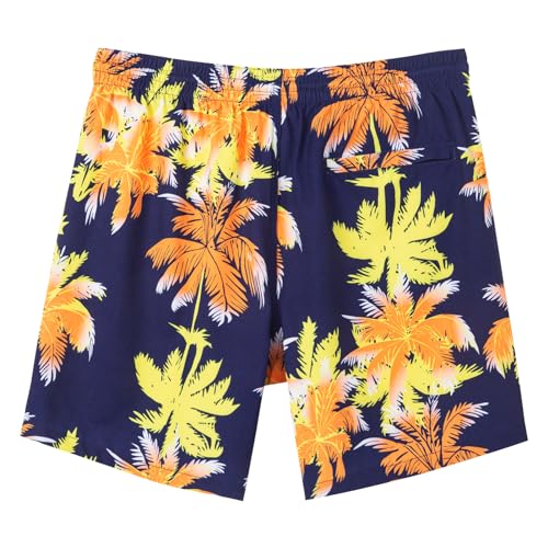 Image of SURF CUZ Mens Swim Trunks with Compression Liner Swim Shorts 7 inch Swimming Trunks Stretch 7 Inch Swim Suits Quick Dry