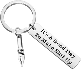 Writer Gift It’s A Good Day To Make S* Up Keychain Author Journalist Jewelry Writing Lover Gift Novelist Gift