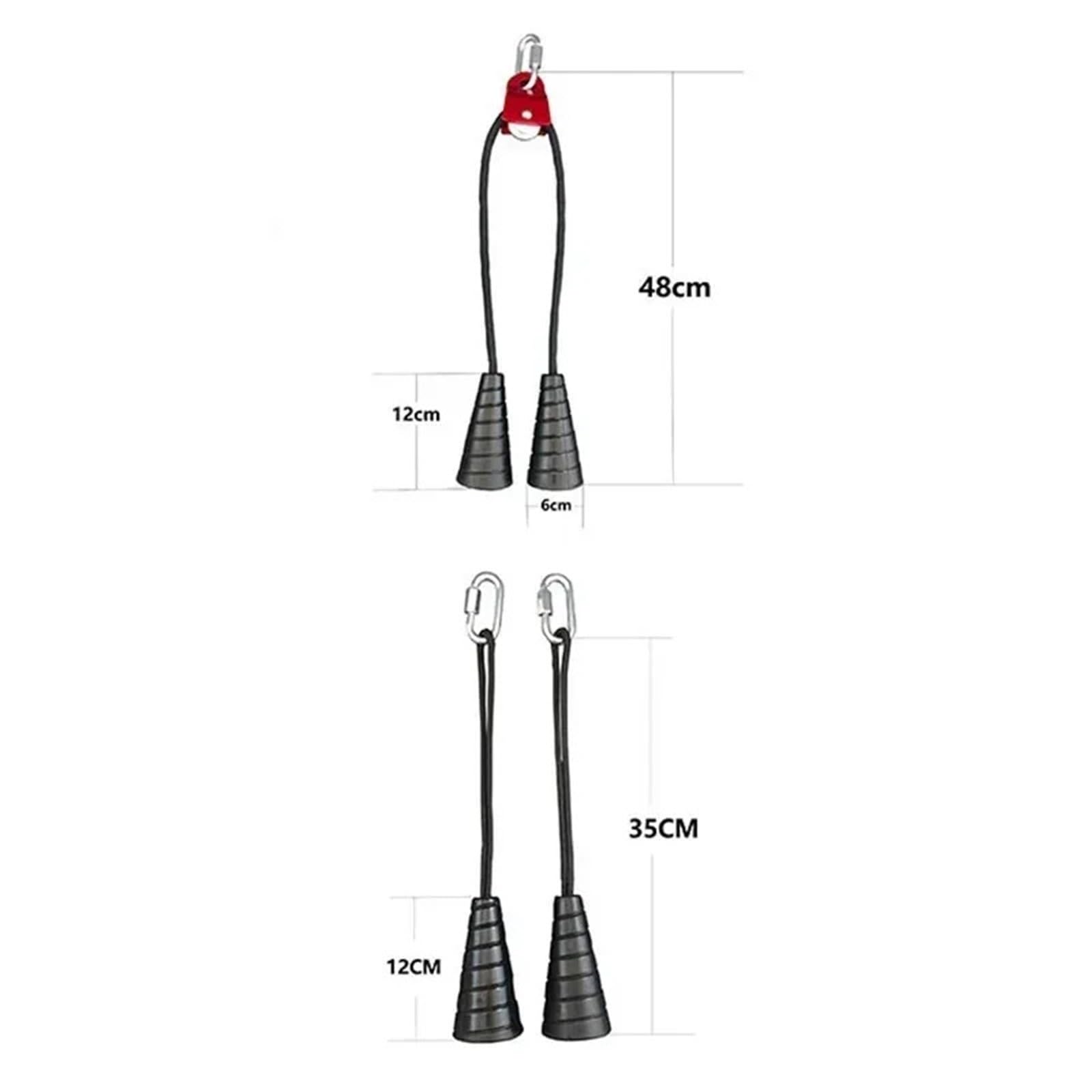 Cuerda Triceps Bíceps con cuerda for tirar hacia abajo agarre manual