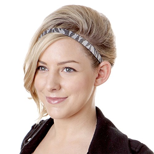 Hipsy 3Pk Girl's Adjustable Non Slip Animal Print Headband Multi Gift Pack (Leopard/Black/Zebra) #TOP1