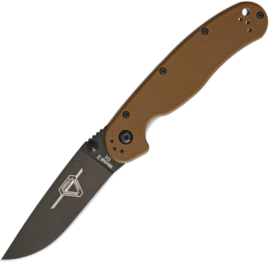 Ontario Knife CompanyRAT II Linerlock Coyote Brown