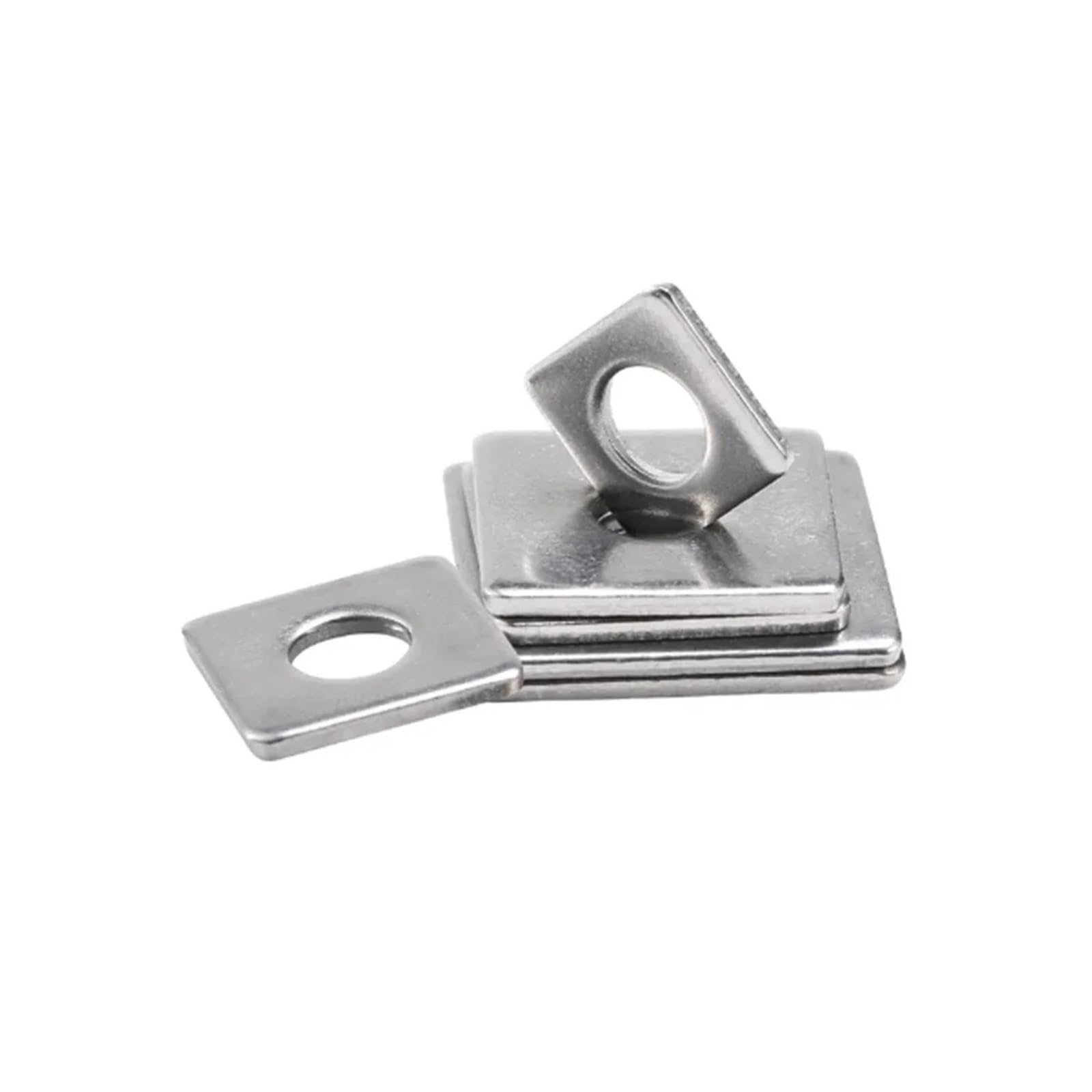 Edelstahl Beilagscheiben Square Gasket M3 M4 M5 M6 M8 M10 M12 M14 M16 M18 M20 304 Stainless Steel Flat Washer Curtain Wall Shim Metal Ring(M8x40x3.0mm-5pcs)
