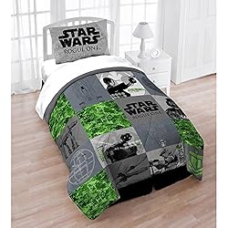 Cubrecama Star Wars Star Wars Rouge One Twin/Full Quilt and Sham Set