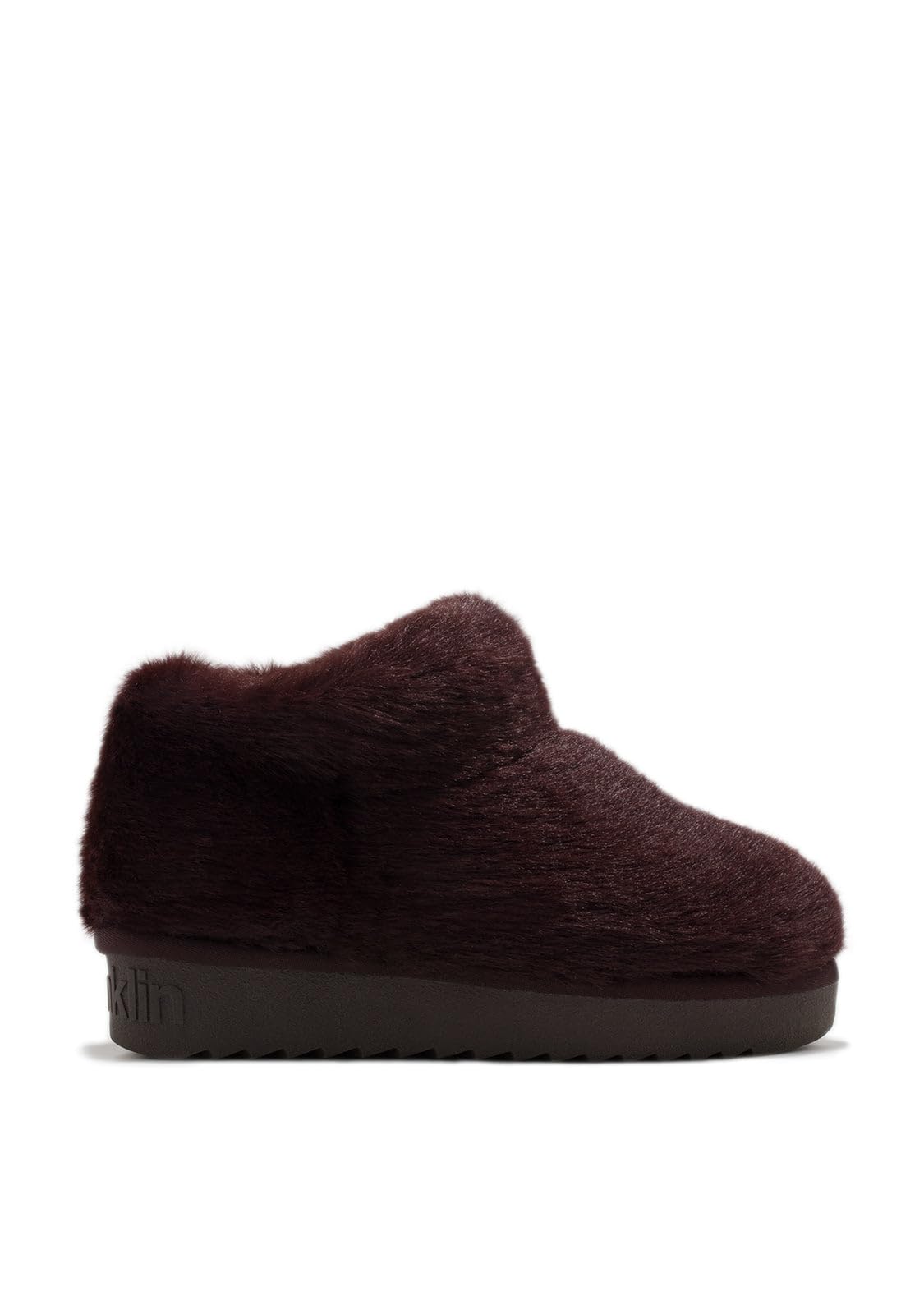 D.Franklin Damskie Botki w Stylu Australijskim z Nordic Full Fur w Kolorze Brązowym - Botki dla kobiet - Moda casual - Rozmiar (40) - Model nordic