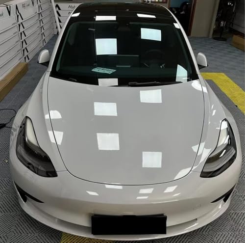 Image of HOME13 Vinyl Wrap Sheet for Car & Bike Self Adheisve Vinyl Wrap Sticker & Decal Roll Film Air Release Bubble Free (24x120 Inches, Light Grey Glossy Wrap)