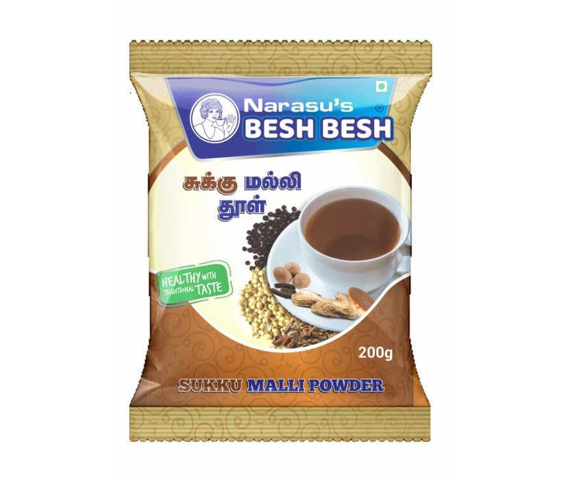 Narasu's Besh Besh Sukku Malli Powder, Traditional Healthy Coffee Powder Mix, 200g