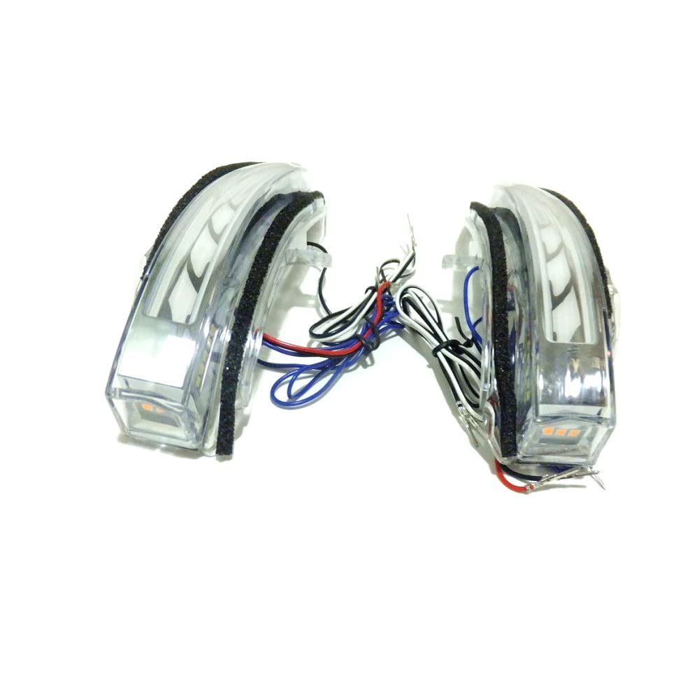 Luci a LED a specchio retrovisore per Alphard Vellfire 30 2016+ RAV4 5th 2019+ Sienna 4th 2020+, Luce di marcia diurna bianca DRL Streamer Segnali di direzione gialli Luci a terra