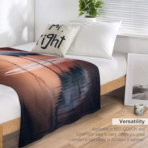Couverture moelleuse grue plaid chaud flannel polaire lit et canapé - 7