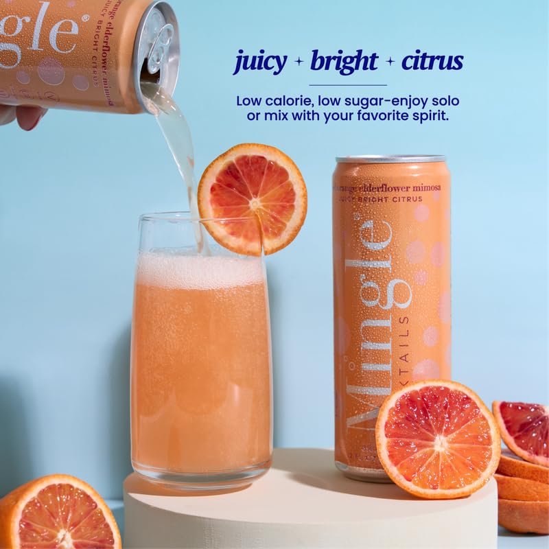 あんこ様✴︎初夏のluxury bl'ue cocktail №05他 Amazon.com: Mingle Mocktails Blood Orange Elderflower Mimosa, Non