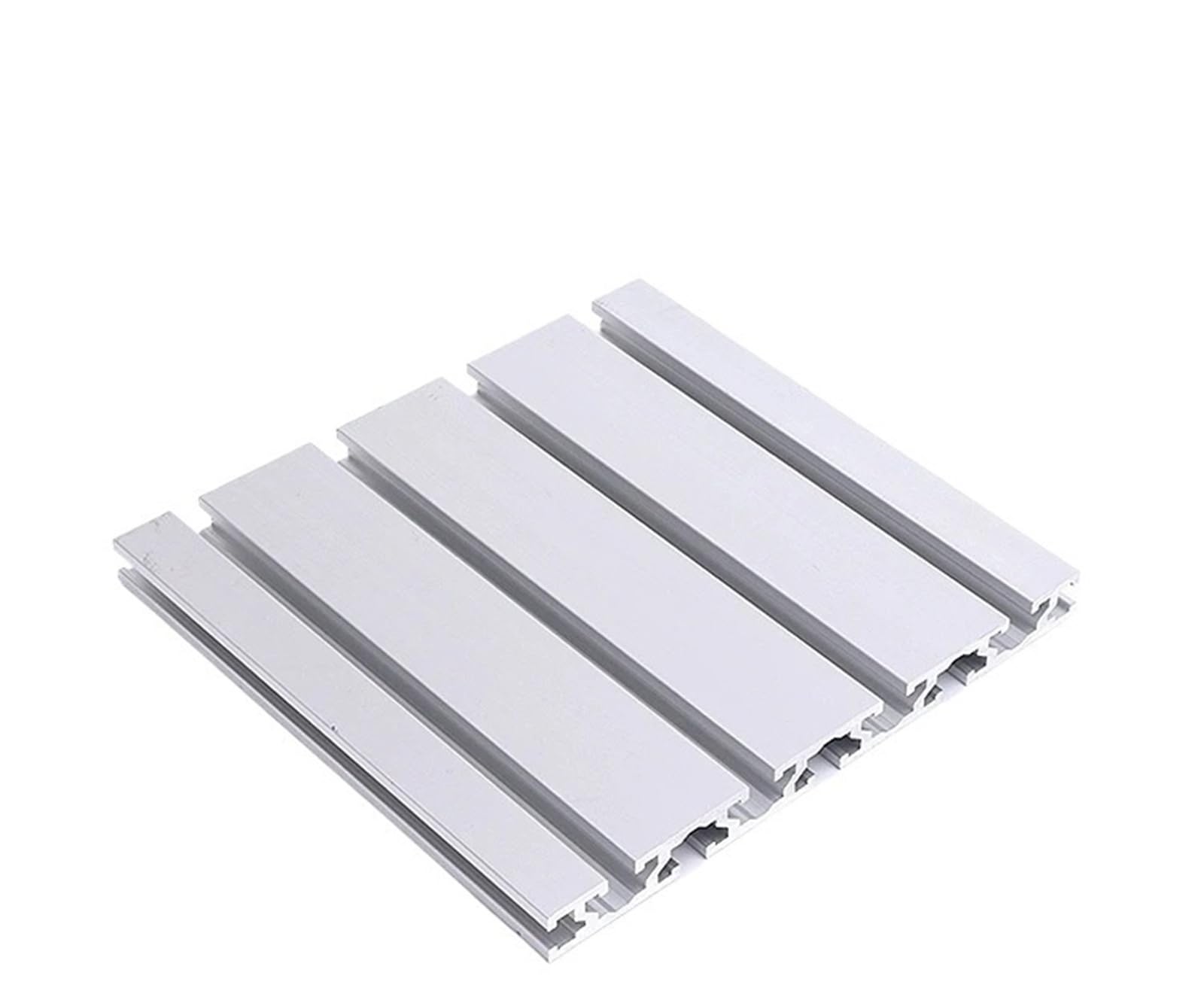 GTPBAO 15180 Telaio for guida lineare in alluminio anodizzato estruso 15x180mm Profilo for linee di assemblaggio Recinzione industriale Binario estruso(Silver,400mm long)