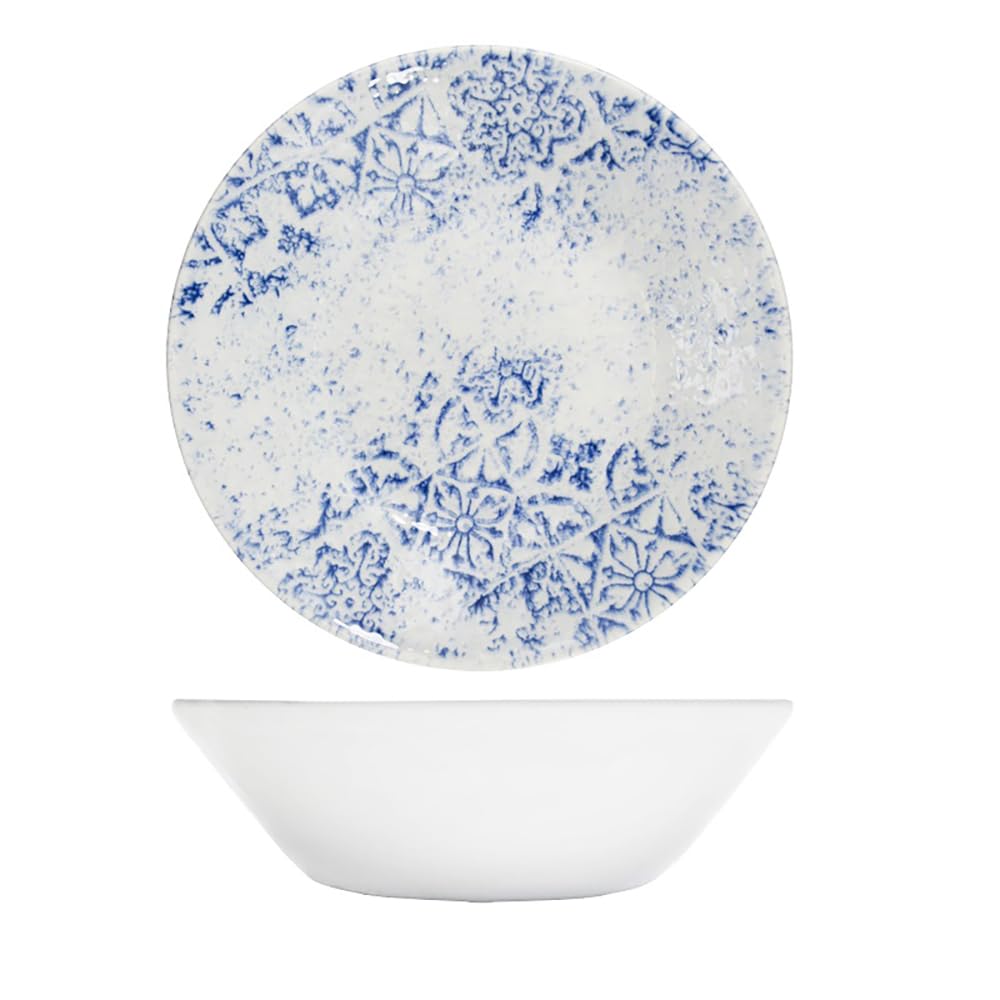 Queens By Churchill Algarve Blue Coupe Bowl 20cm - Pack of 6