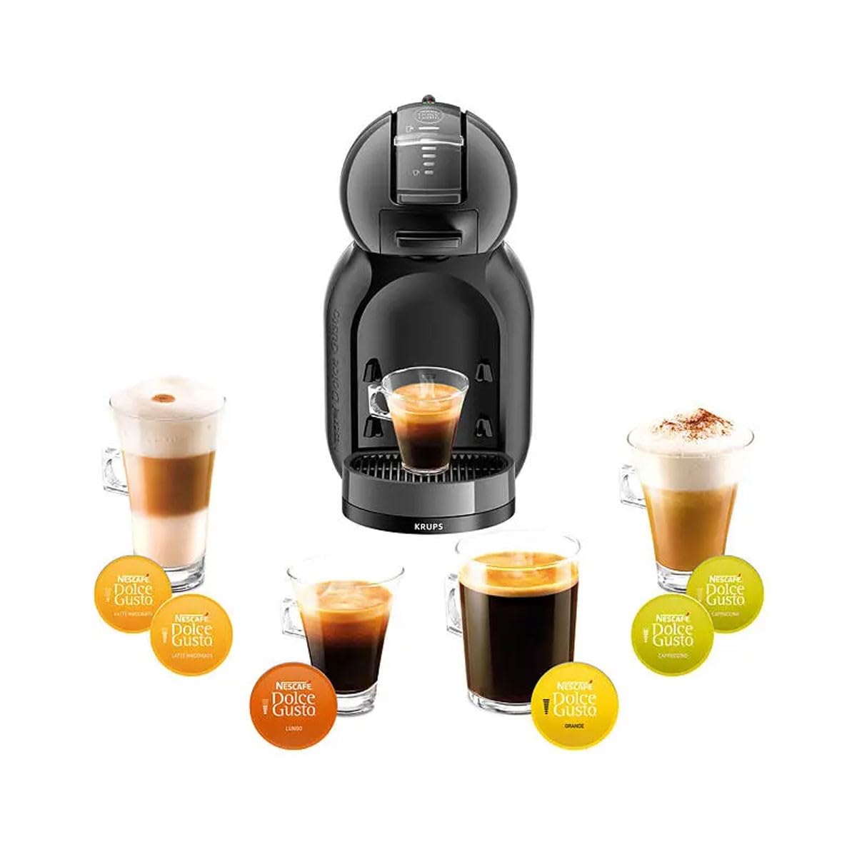KRUPS - Máq. Café Mini Me Preta KP1238P