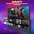 SYLVOX 43 Inch Outdoor TV 4K UHD Smart TV 6 Front Speakers 1000NIT High Bright Waterproof Android HDR TV Garden Series 2023, Gray