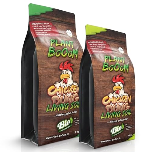 Plant BoOom Living Soil All-In-One Universal Bio Dünger mit Trichoderma und Mykorrhiza Indoor und Outdoor pH-Neutralisierung Nicht notwendig 1000 g