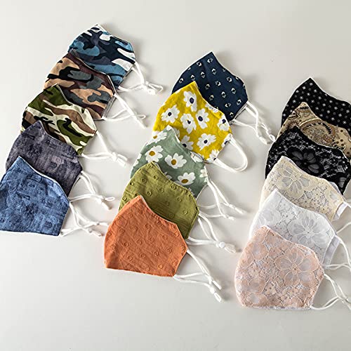 Cotone Riutilizzabile Tessuto Bandana Viso Che