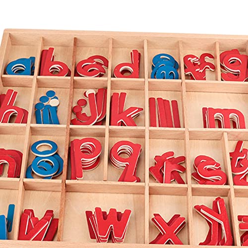 Juguetes educativos de madera para deletrear y aprender letras 3