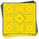 BIRCHWOOD CASEY Shoot-N-C Long Range Sight-in Always Flat Adhesive Back Shooting Training Reactive 17.75