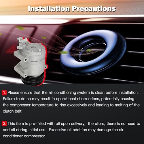 Image of CCIYU AC Compressor w /Clutch for Volvo S40 2.0L 2011