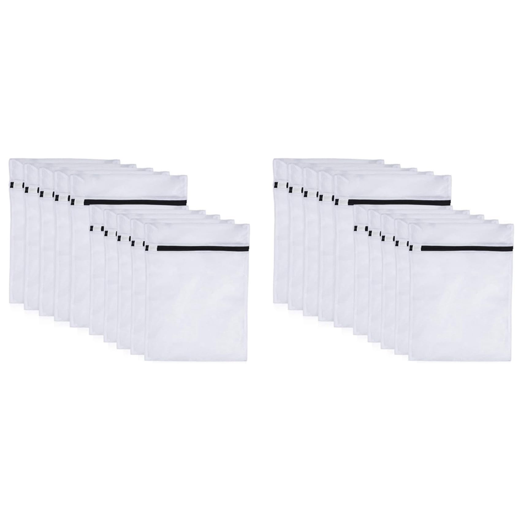 Hndhbfgrt 20 Pack Washing Machine Laundry Bags, Zippered Mesh Laundry Bags, Laundry Bags for Blouses, Bras, Hosiery(10S+10L)