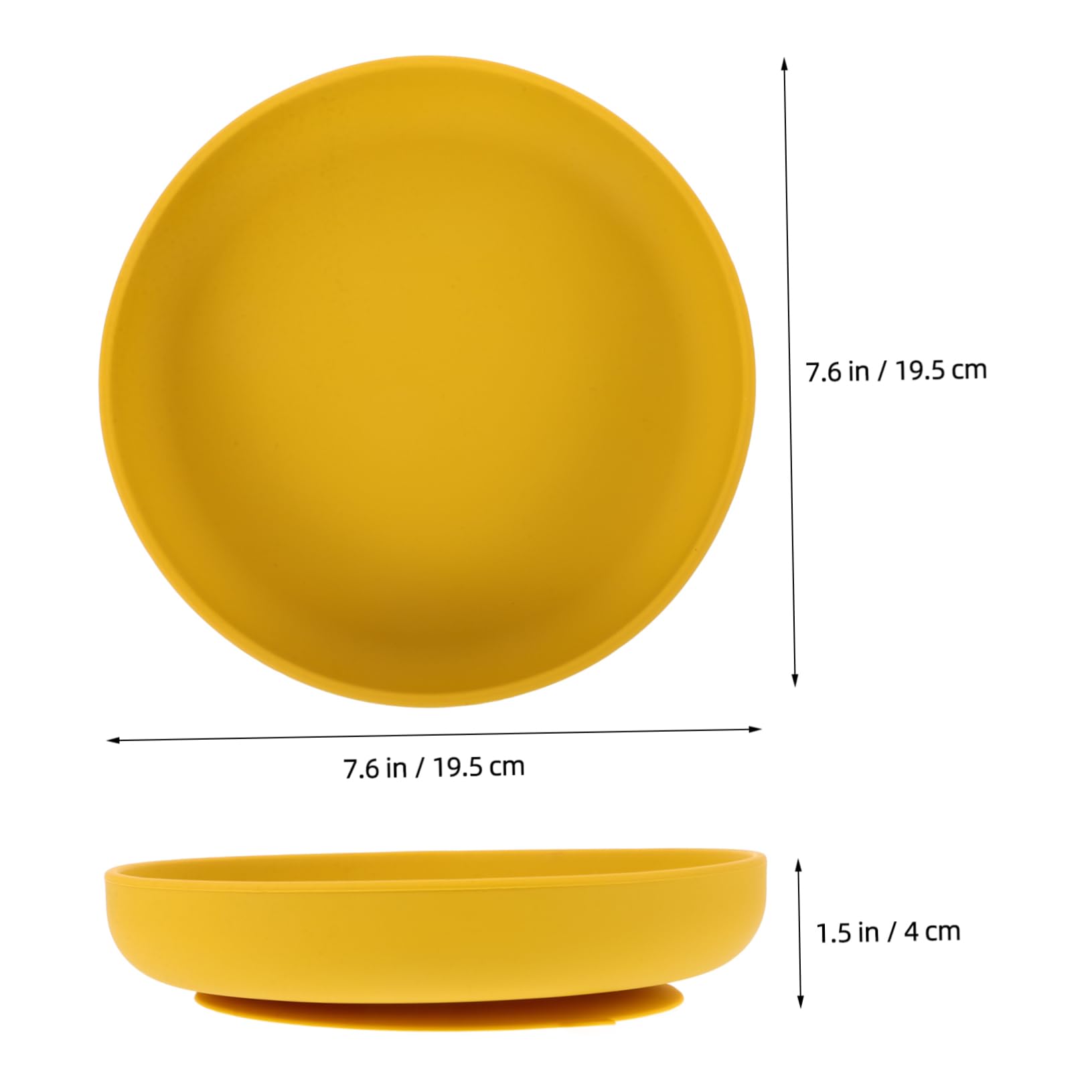 Cabilock Suction Scoop Plate for Seniors Silicone Dining Dish with Non Skid Base Unbreakable Self Feeding Bowl for Elderly Care and Lightweight Tableware