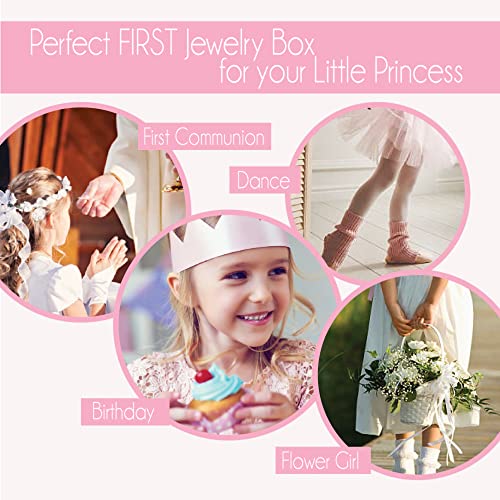 My Bambino Personalized Girls Jewelry Armoire Chest Box With Kitty Cat Design #TOP5