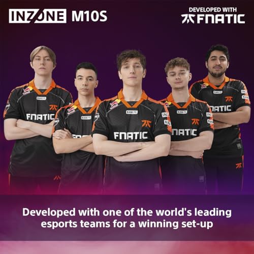 Sony INZONE M10S Moniteur de Jeu OLED QHD 27" : 1440p, 480Hz, 0.03ms GTG, DCI-P3 98,5%, G-Sync, Adaptive Sync, VRR, modèle co-développé avec Fnatic, 1300 nits, DisplayPort 2.1-2 x HDMI 2.1 - PC, PS5