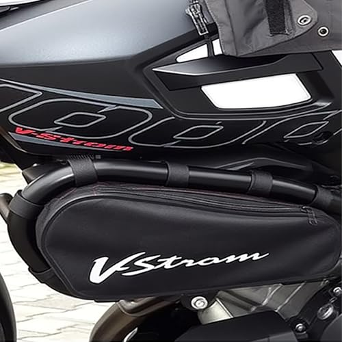 Alforjas para motocicleta V-Strom DL1000 (2013-2020), impermeables, con cierre de cremallera, montaje en chasis, pack de dos unidades miniatura 5