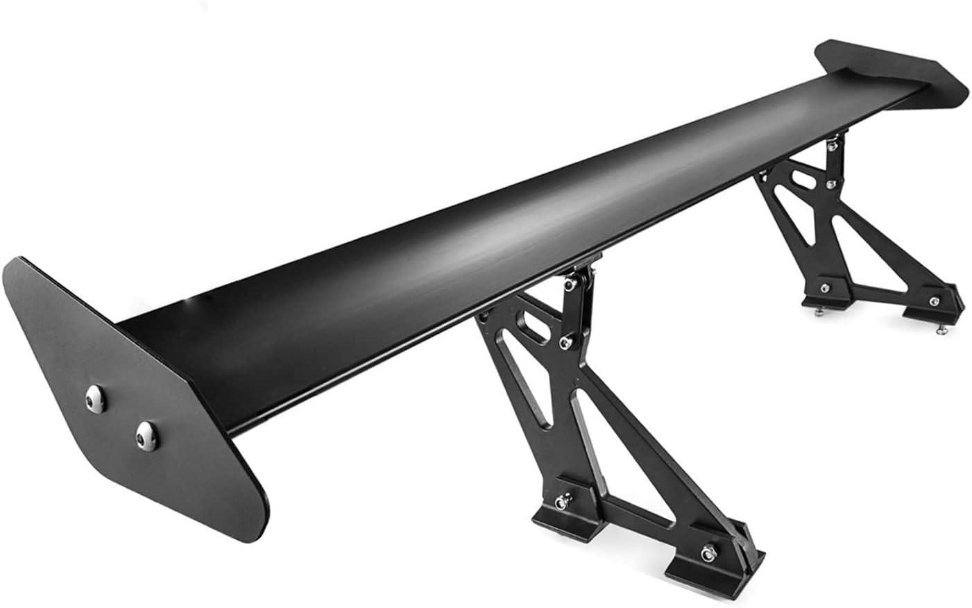 Wing Spoiler 43.3" Single Deck Adjustable Angle GT Wing Spoiler Universal Lightweight Aluminum Rear GT Spoiler