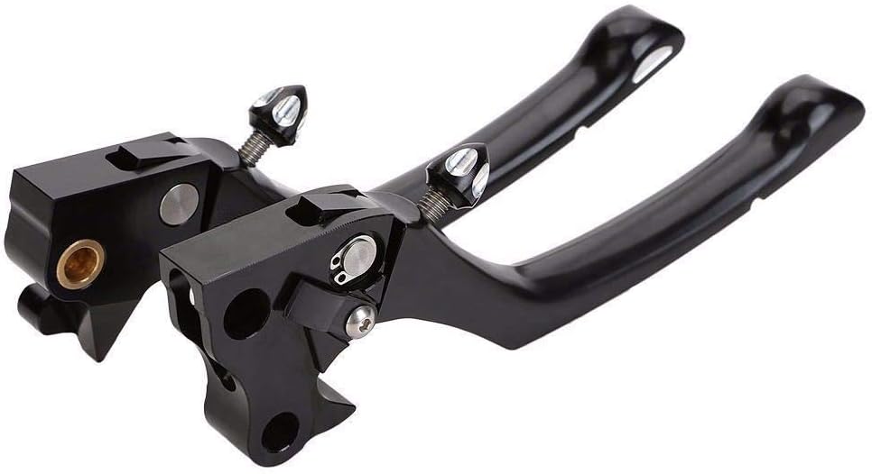 Black CNC Regulator Brake Clutch Handle Lever for Harley Sportster XL 883 1200